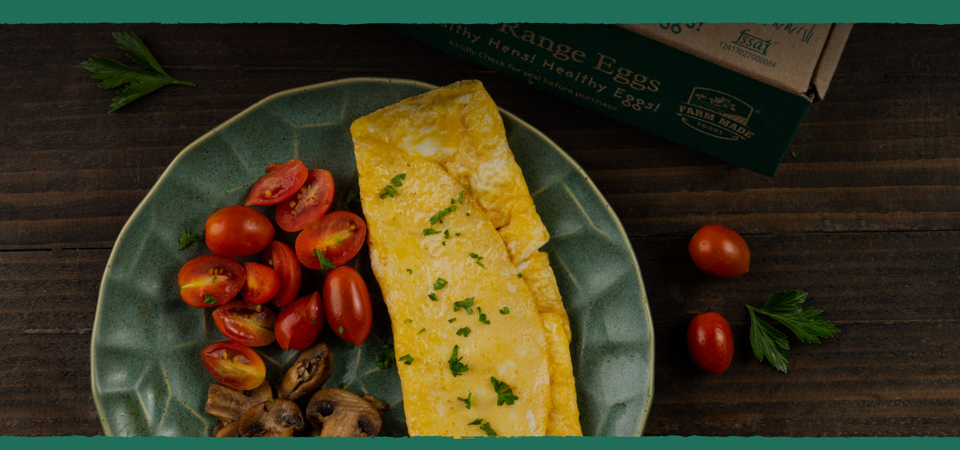 Free range egg omlet recipe