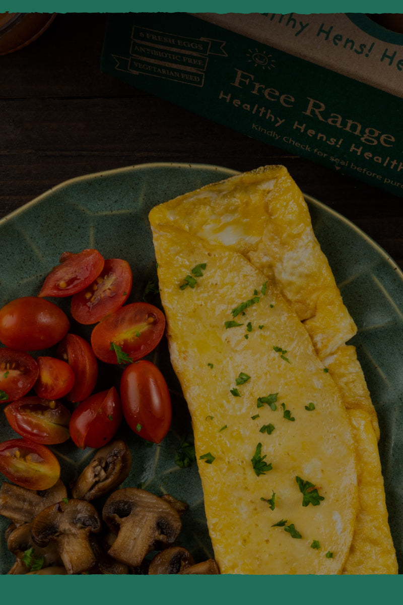 Free Range Eggs Omlet