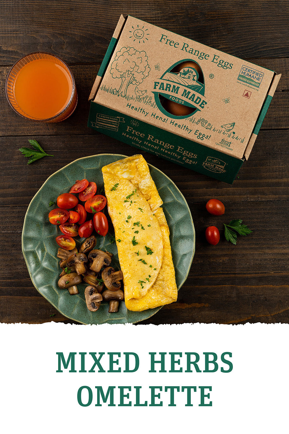Mixed Herbs Omelette