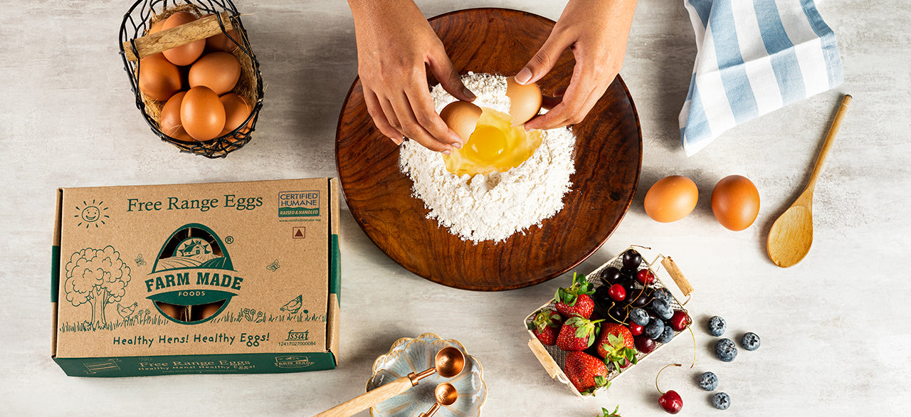 Free-Range Eggs in Gluten-Free and Healthy Baking Recipes