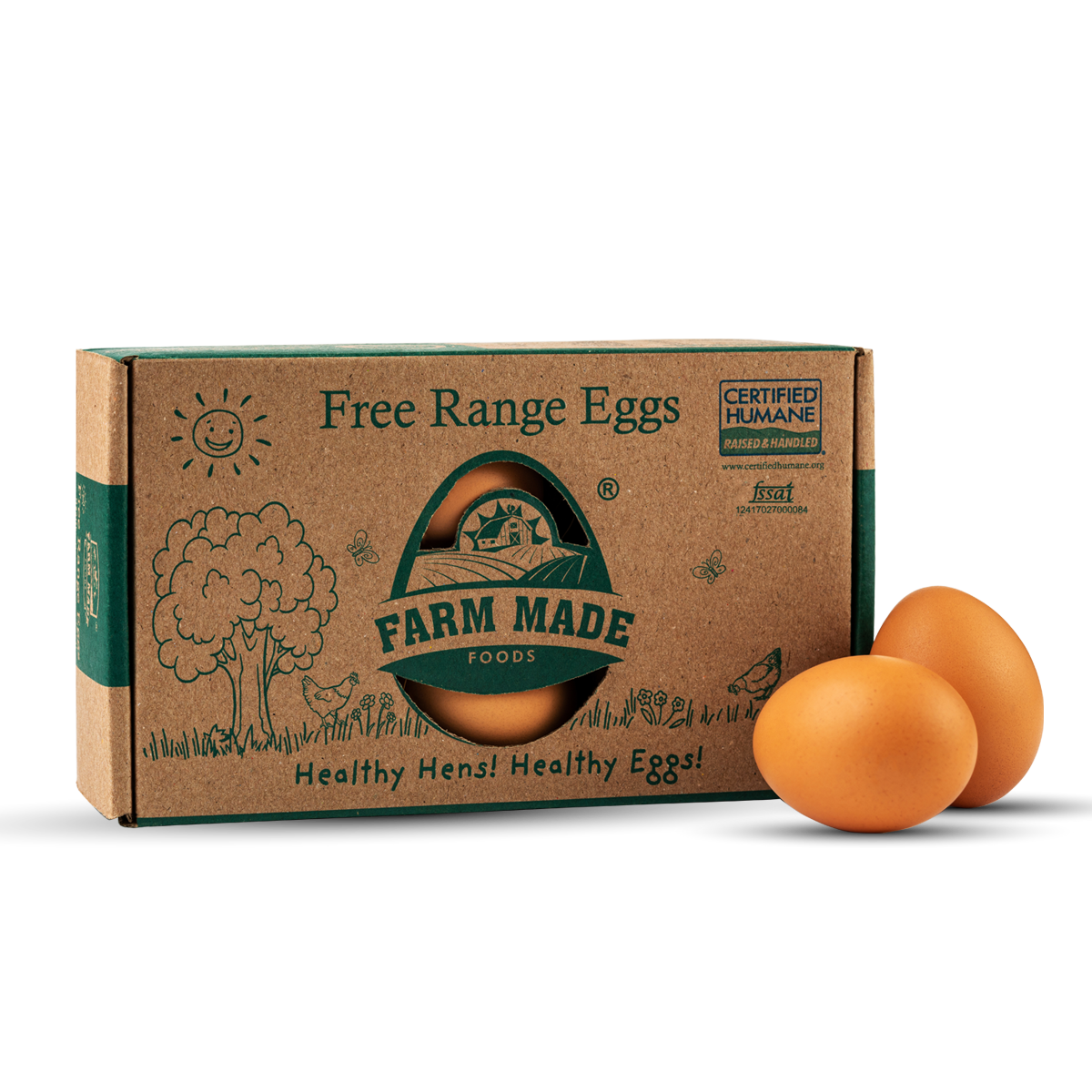 Free Range Eggs - 24 Pack